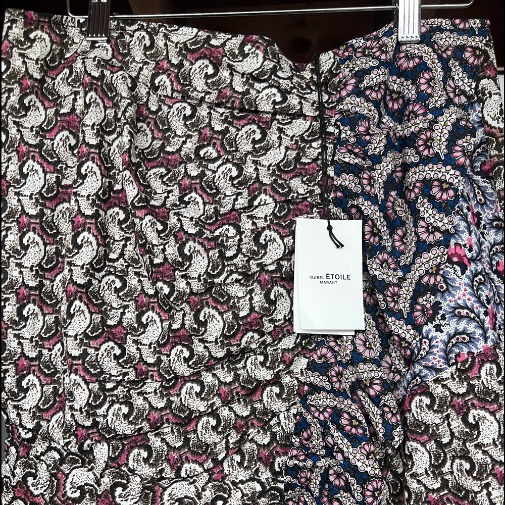 NEW NWT Etoile Ruffled Loz Mini Skirt printed 10 - Picture 7 of 9